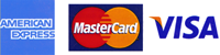 Akceptujemy karty płatnicze American Express, Visa i Mastercard